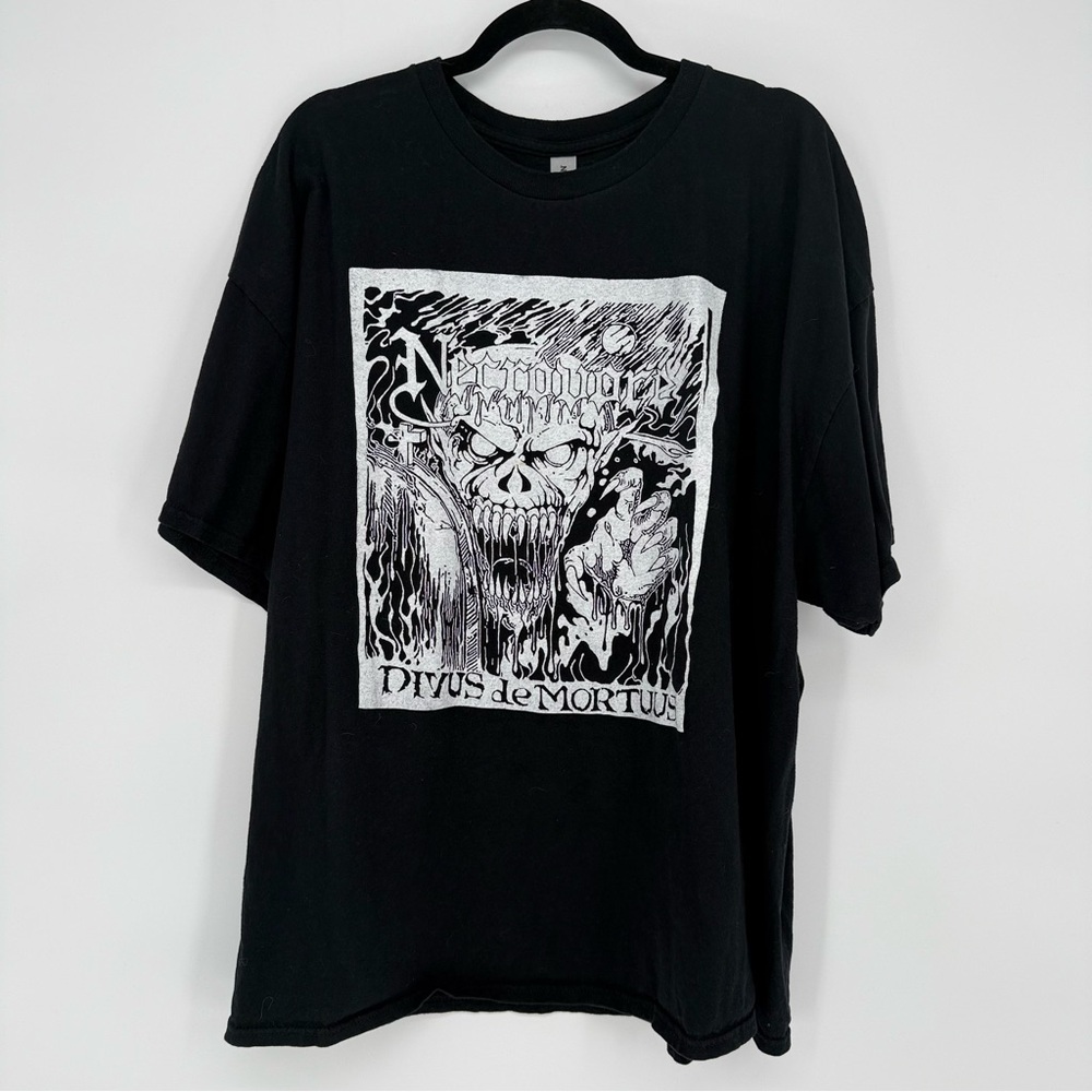 Necrovore 80’s Death Metal Band Shirt Demo Artwork 3XL Necroharmonic